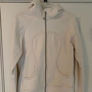 Lululemon scuba hoodie Cream sz 8